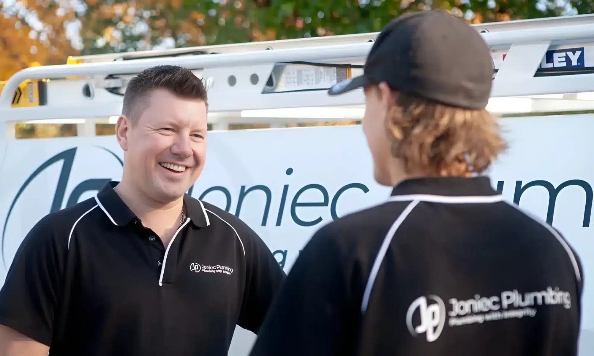 Blake Joniec and Joniec Plumbing team member - plumber South East Melbourne