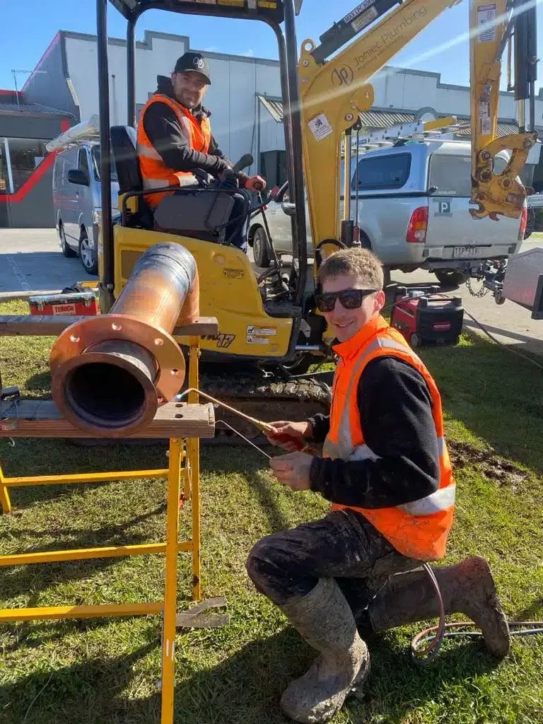 Joniec plumbing fire services pipe works 1